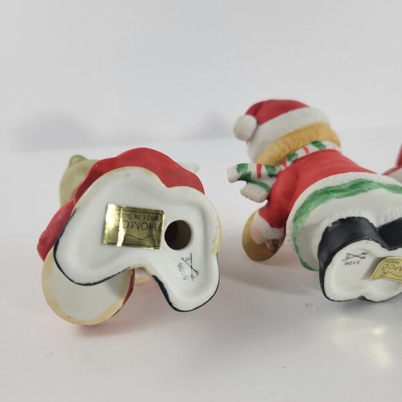 3pc Vintage Ceramic Kids with Musical Instruments Christmas Set HOMCO - Picture 5 of 6